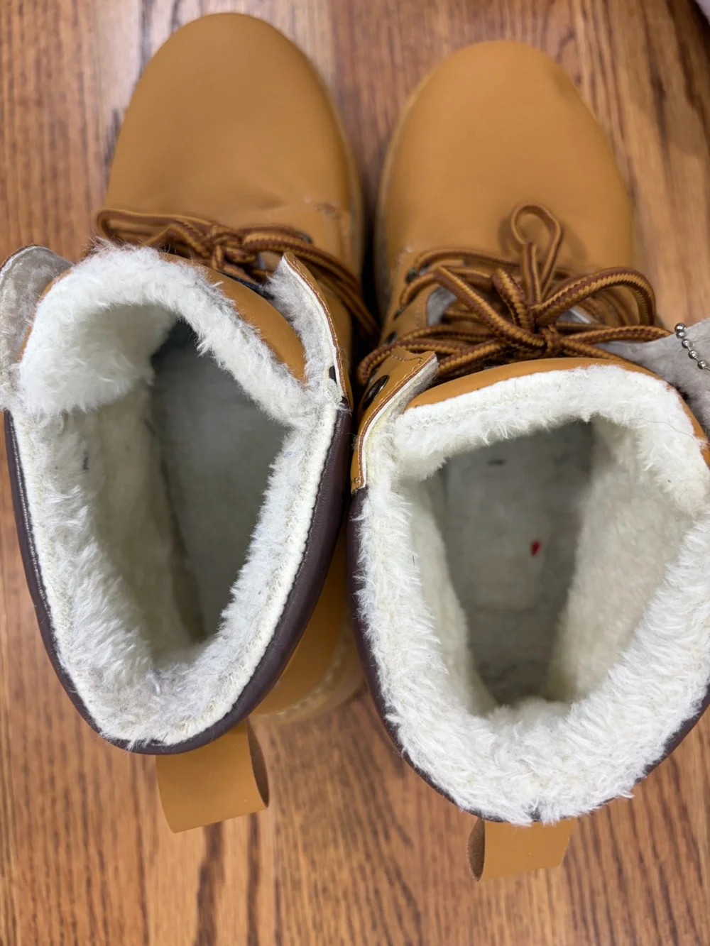 Plush Lined Lace-Up Winter Boots (44)